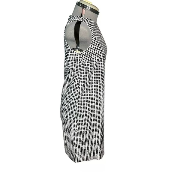 MaxMara Weekend Lavagna Black & White Shift Dress Checker Pattern Size 6 Womens - Picture 12 of 12